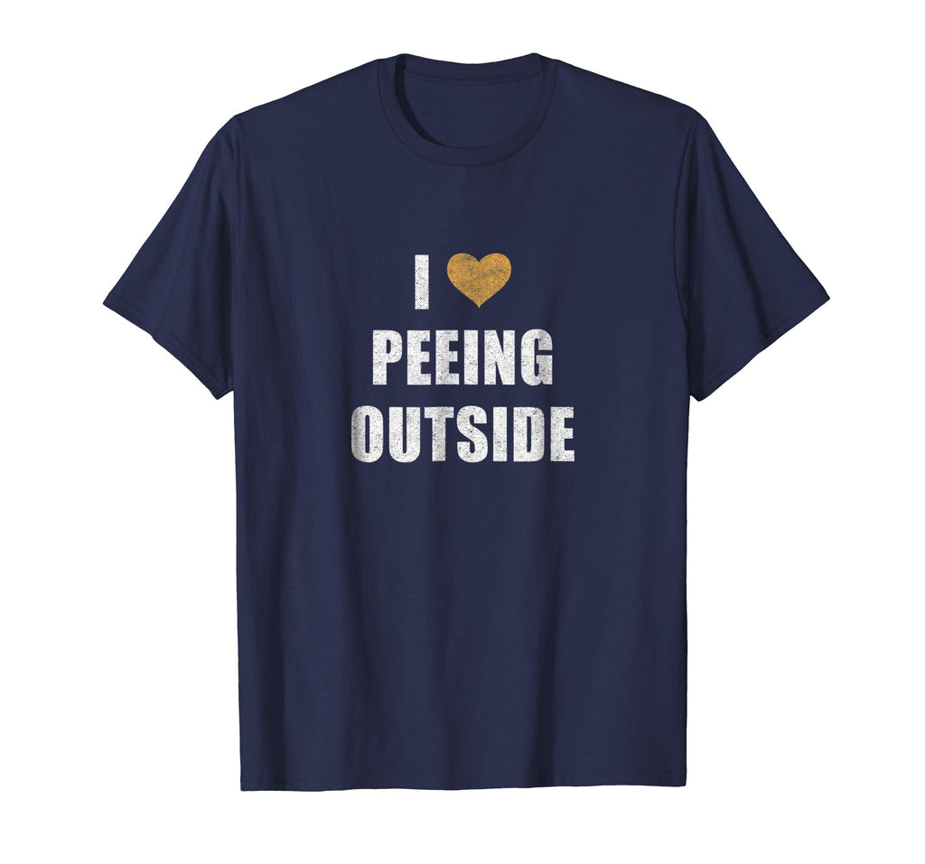 I Love Peeing Outside Shirt Funny Hiking Camping Outdoors