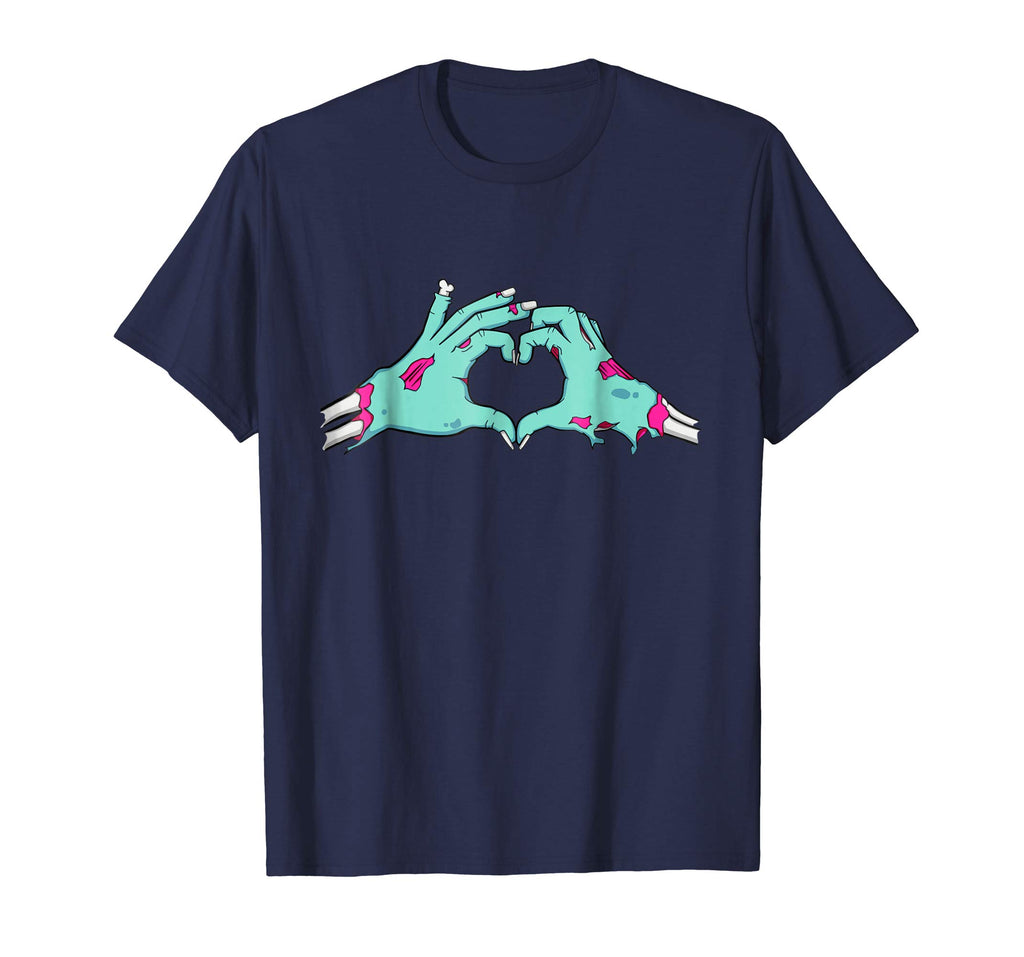 I Love Zombies T-Shirt Funny Horror Party Mens Womens Gift