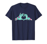 I Love Zombies T-Shirt Funny Horror Party Mens Womens Gift
