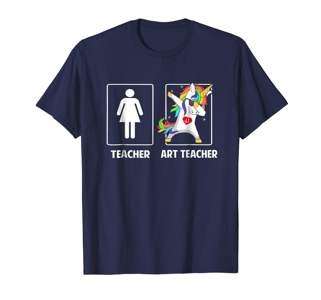 Art Teacher Unicorn Dabbing Funny T Shirt Gifts Dab Dabs
