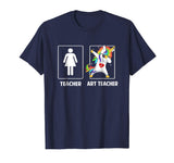 Art Teacher Unicorn Dabbing Funny T Shirt Gifts Dab Dabs