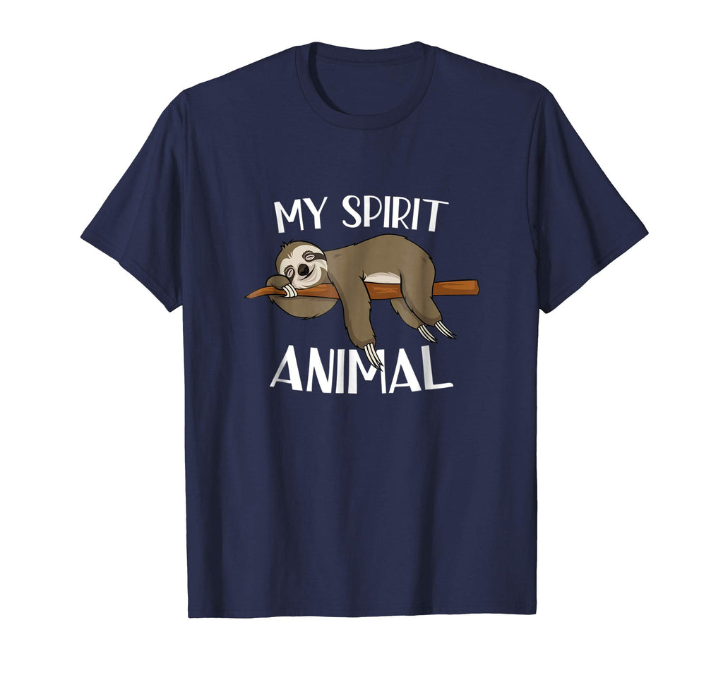 My Spirit Animal Funny Sloth T-shirt Lazy Napping Gift Tee