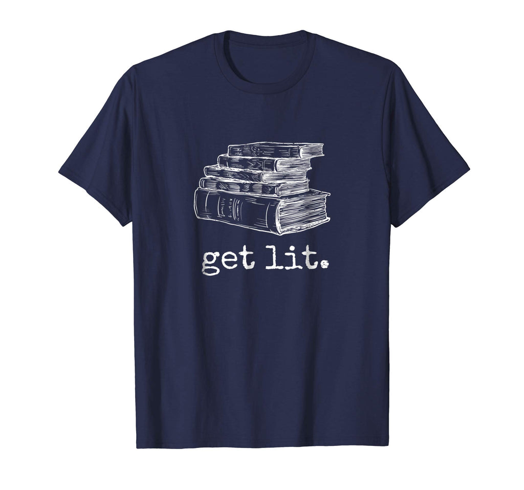 Get Lit with Books Funny Meme T Shirt