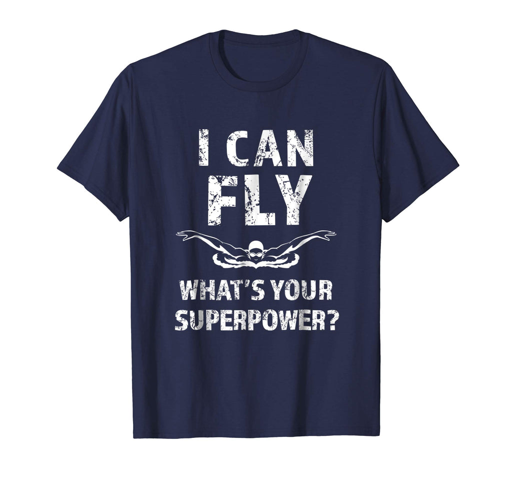Funny I can fly what's your superpower? Swimmers Shirt