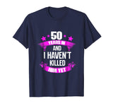 50th Wedding Anniversary T-Shirt For Wife. Funny Gifts Ideas