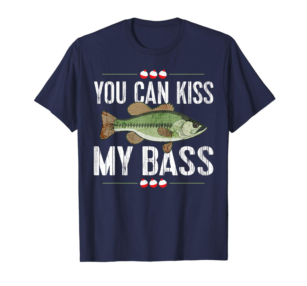 Funny Fishing TShirt - You Can Kiss My Bass Tee