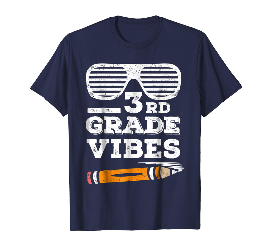 3rd Grade Vibes T-Shirt Funny Third Grade Back To School Tee