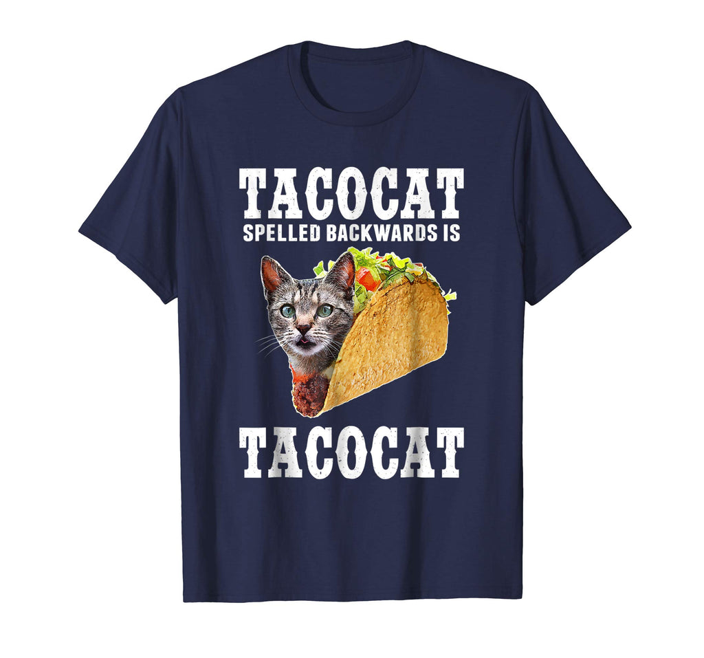 Tacocat Spelled Backwards is Tacocat Funny Cat Shirt
