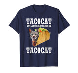 Tacocat Spelled Backwards is Tacocat Funny Cat Shirt