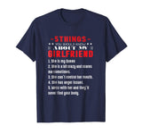 Mens 5 things you should know about my girlfriend funny T-shirt