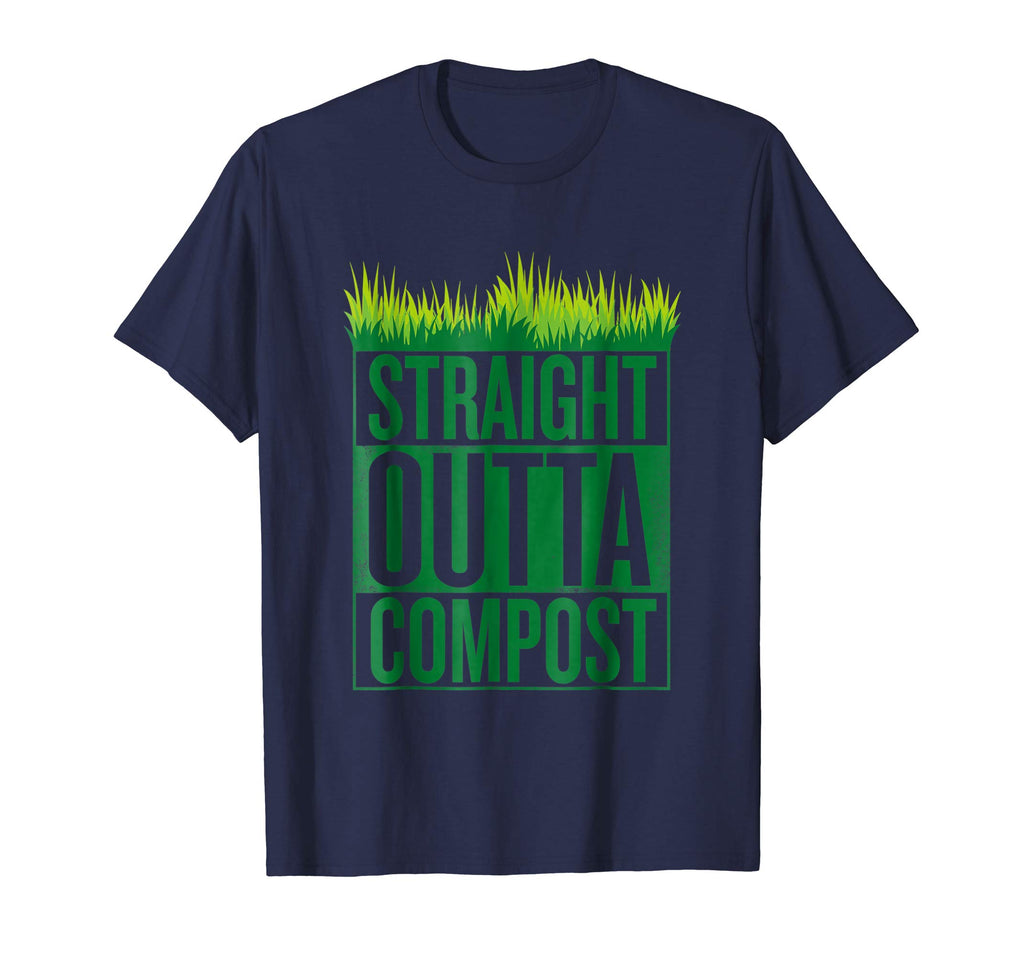Straight Outta Compost Funny Mulch Composting T-Shirt