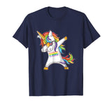 Pride LGBT Gay Be Lesbian Unicorn Dabbing Funny T Shirt