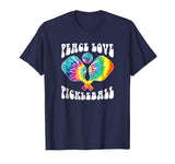 Pickleball Peace Love Funny Tie Dye T-Shirt