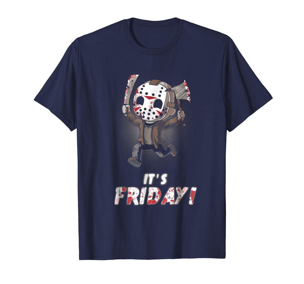 It's Friday Funny Halloween Horror Graphic T-shirt