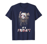 It's Friday Funny Halloween Horror Graphic T-shirt