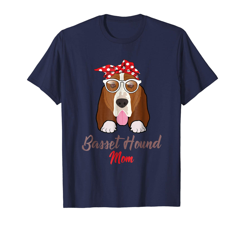 Basset Hound Mom Funny T-Shirt Mother's Day Gift