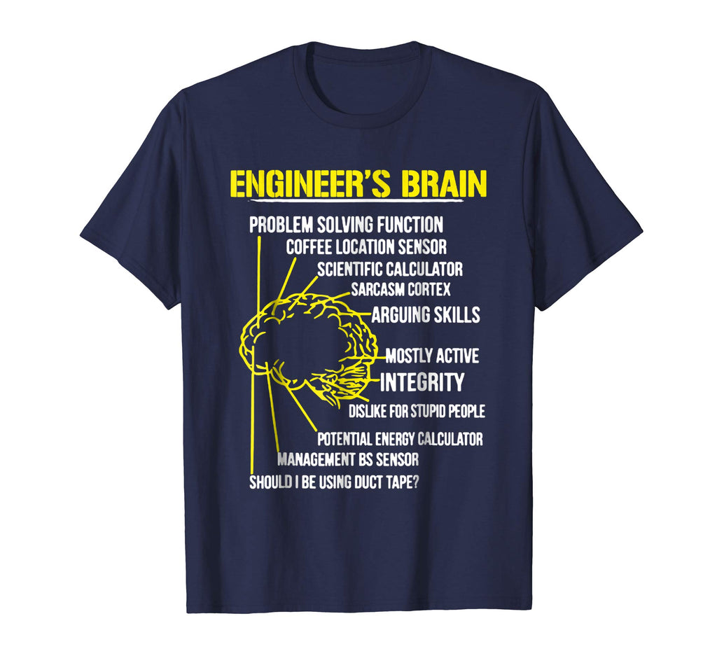 ENGINEER'S BRAIN FUNNY T-SHIRT
