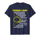 ENGINEER'S BRAIN FUNNY T-SHIRT