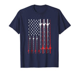Fishing Shirt Funny American Flag Fishing Shirt