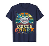 Retro Vintage Uncle Shark TShirt Funny Birthday Gifts Family