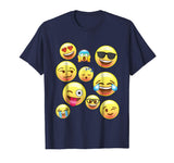 Funny Emoji Faces Shirt for Girls, Boys, Teens, Men &amp; Women