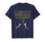 Meow Wars Funny Cat Men Women Kids T-Shirt