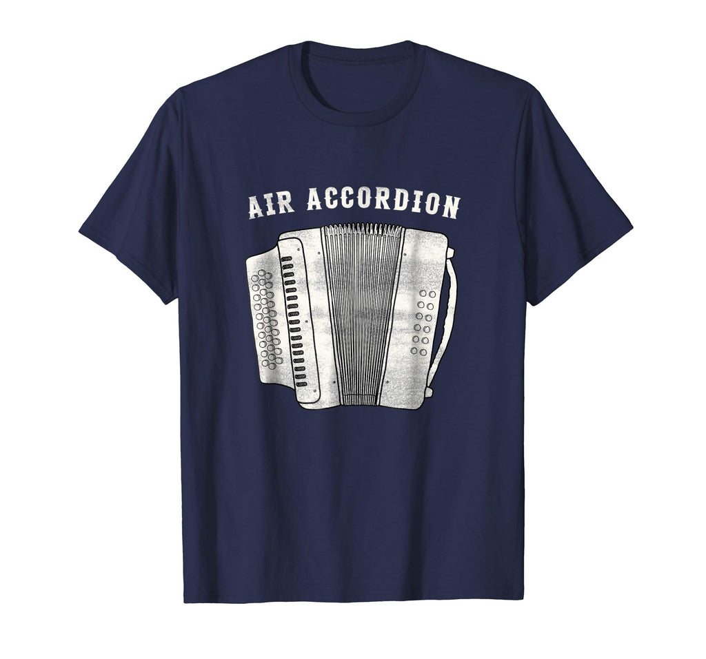 Air Accordion T Shirt - Funny Musician Shirt Squeeze Box Tee