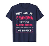 Funny Grandma Shirt, Grandma Partner In Crime Shirt