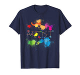 Artist Messy Painters Funny Paint Splatter Art T-shirt