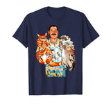 Funny man hug his cats mercury t-shirt Mr cat