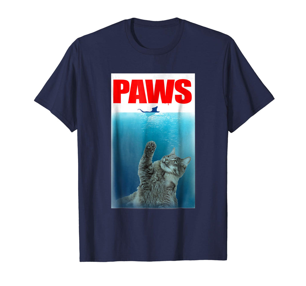 Paws Cat and Mouse T-Shirt Cute Funny Cat Lover