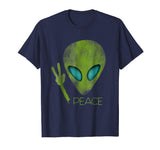 Alien Peace Cool Funny T-Shirt Cute UFO Lover Birthday Gift