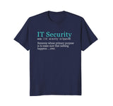 Best Funny IT Security Cybersecurity Definition Gift T-Shirt