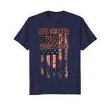 Army My Sister Wears Combat Boots Funny T-Shirt For Brother