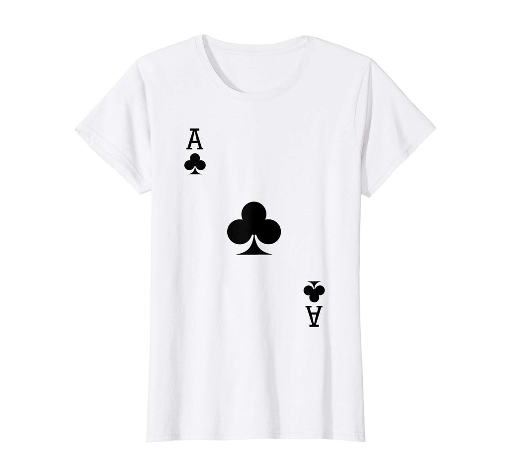 Ace Clubs Playing Card Funny T-Shirt