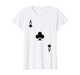 Ace Clubs Playing Card Funny T-Shirt