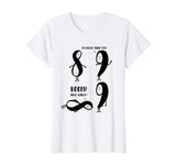 9 is bigger than 8 but not INFINITY Funny Math Shirt Funny T