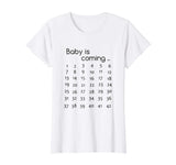Baby Is Coming Pregnancy Announcement TShirt Pregnant Funny