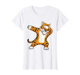BDAZ Dabbing Tiger Football Team Mascot Funny Dab T-shirt