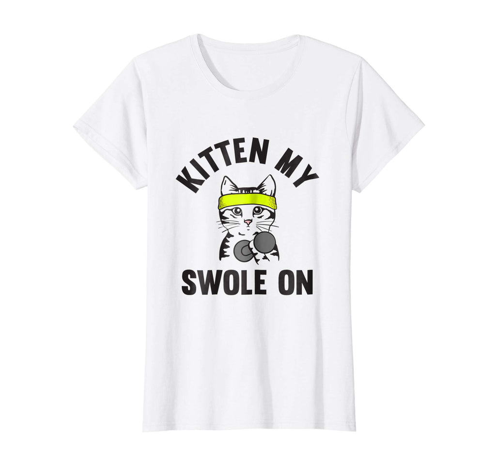 Kitten my Swole On funny Cat Lover Gym T-shirt
