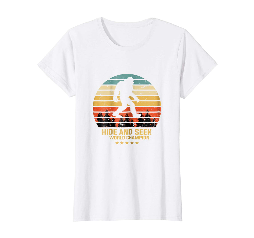 Hide and seek world champion shirt bigfoot is real funny