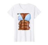 Fake Abs T Shirt Funny Bikini Body Muscle Six Pack 3D