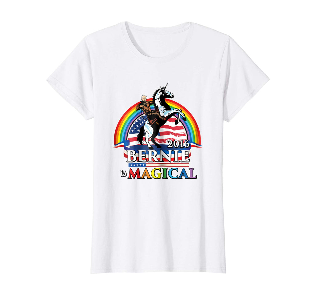 Bernie Sanders is Magical, Funny T-shirt by Zany Brainy