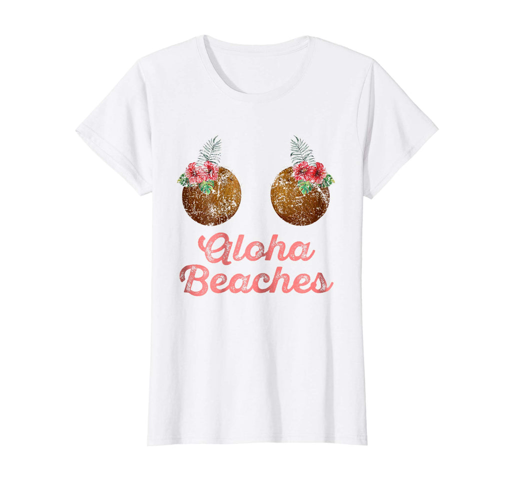Coconut Bra Flower Boobs | Hawaii Aloha Beaches Funny Shirt
