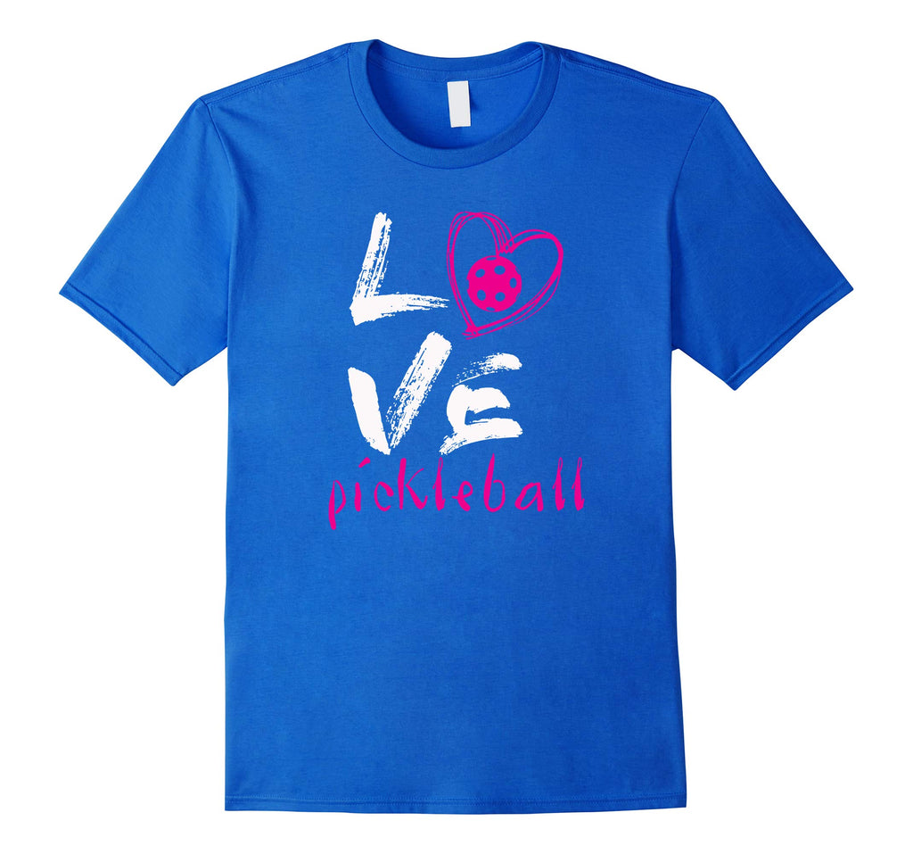 I Love Pickleball T-Shirt Funny Pickle Ball Tee for Player