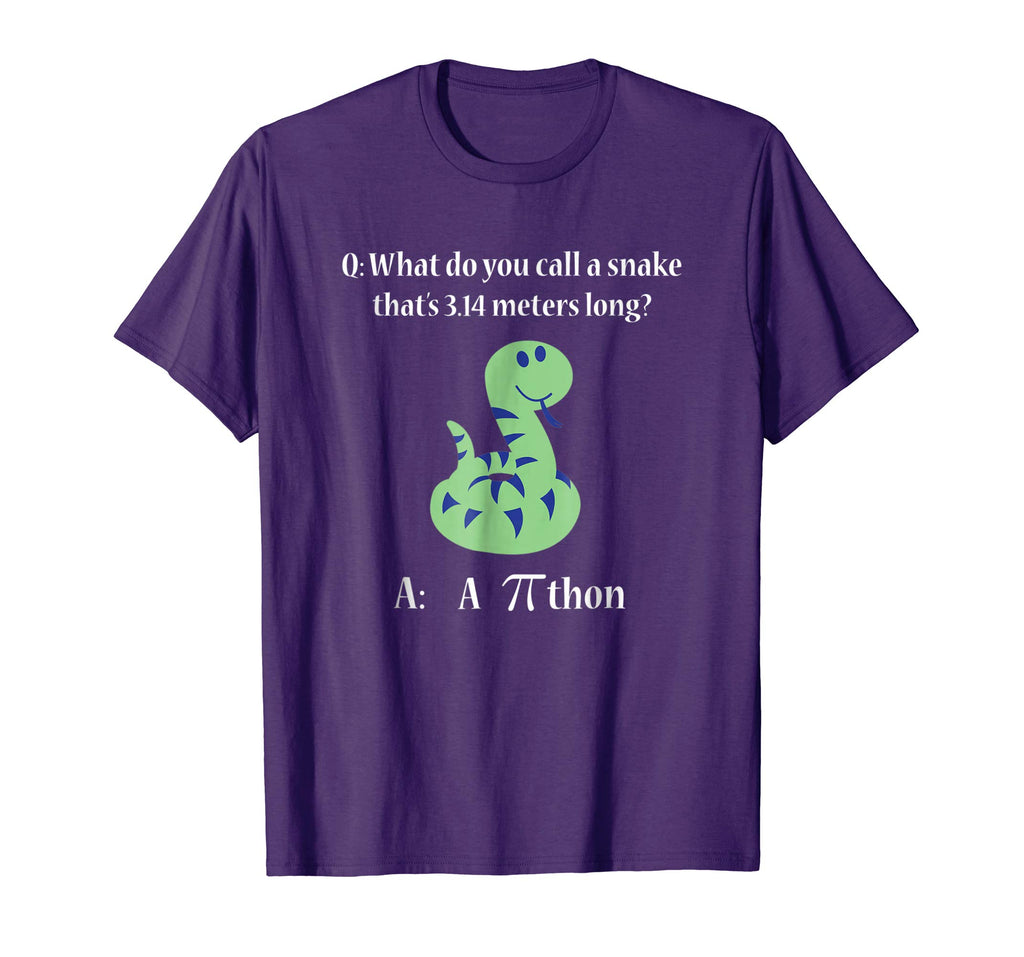 Funny Math Joke Shirt-Snake Pi Number for Math Lovers