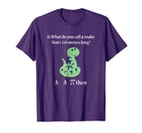 Funny Math Joke Shirt-Snake Pi Number for Math Lovers