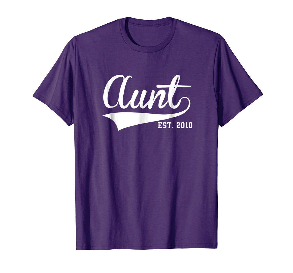 Aunt - Established 2010 T-Shirt / Funny Aunt Gift