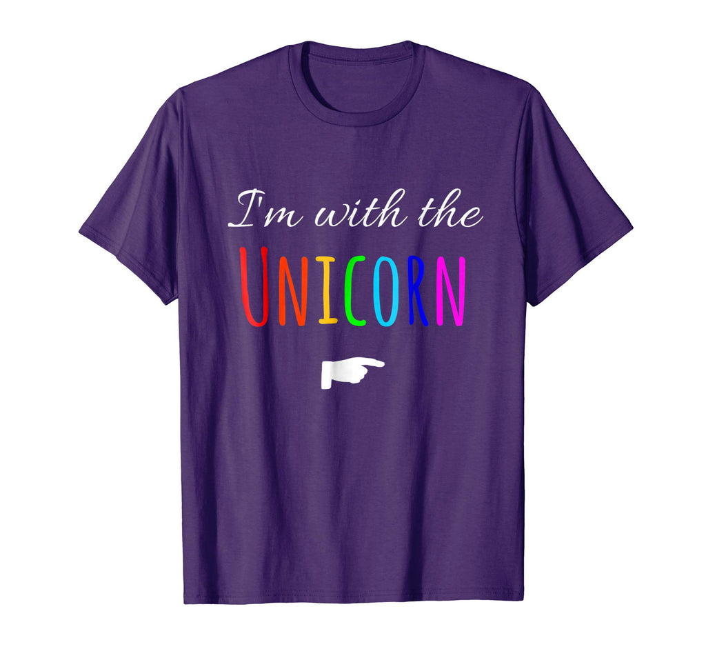 I'm With The Unicorn Cosplay Couple Funny Graphic T Shirt