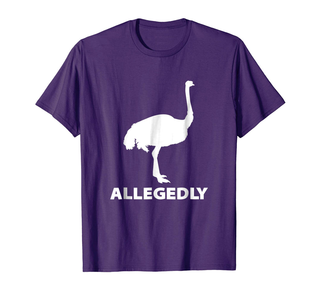 Allegedly Ostrich Flightless Bird Funny T-Shirt